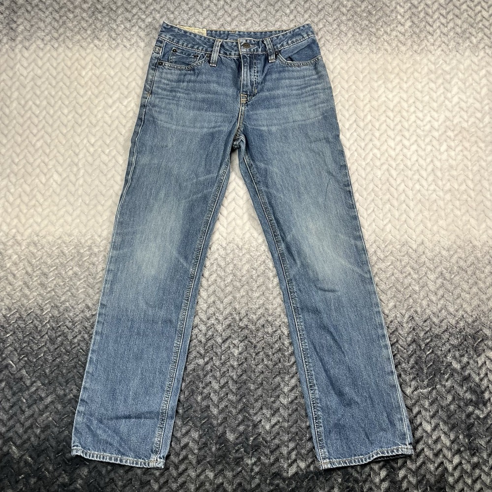 Polo Ralph Lauren Boys Classic Jeans Blue Denim Size 14 Slim Straight EUC 28x28"